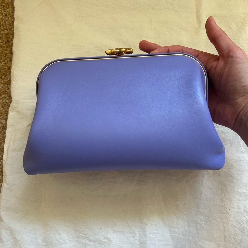Tory Burch Cleo Small Bag Color: Verbena - Picture 10 of 13